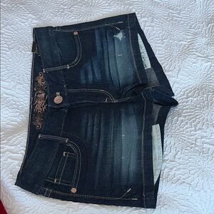 Express Dark Wash Women's Denim Shorts